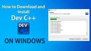 How to download and Install Dev C++ on windows | 2022 | Coding | Programming | Compiler