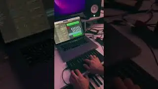 music production on roli seaboard | #youtubeshorts #musicproducer