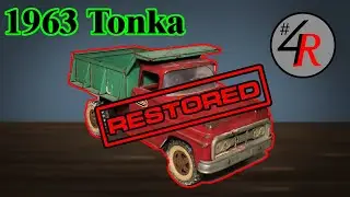 1963 Tonka Dump Truck Restoration- [Satisfying]
