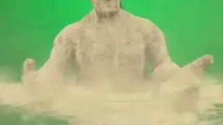 el hombre de arena green screen 