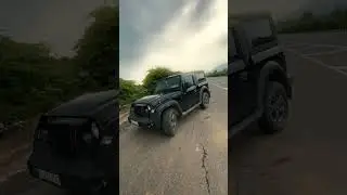 Mahindra Thar❤️🔥 || Thar Lovers || Black Thar || #shorts #thar #thar4x4 #tharlover