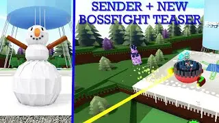 Christmas Sentry Sender showcase (Build A Boat) (NEW BOSSFIGHT TEASER)