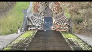 Flight over Booth Hall dam 15 March 2022