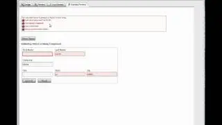 V11 Dialog Component - Validating Data  Part 5