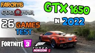 GTX 1650 + I5 9300H in 2022 || Test in 26 Games || Acer Nitro 5 Gaming Benchmark