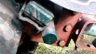 Homemade handbrake for a walk-behind tractor