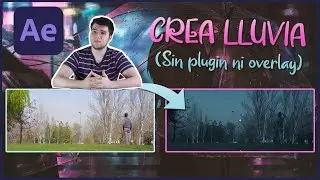 LLUVIA en AFTER EFFECTS ☔ (Sin plugin ni overlay)