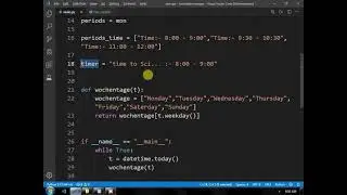 How to make Time-Table Manager in python
