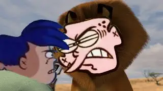 Madagascar 2 Alex vs Nana Scene but with Ed Edd n Eddy Sound Effects