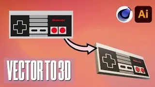 How to Make 2D logo 3D in Cinema 4D