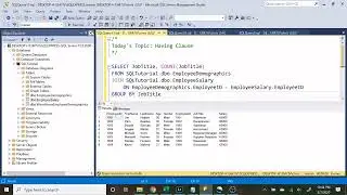 Intermediate SQL Tutorial | Having Clause