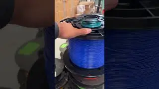 Our Smallest vs Biggest spools of filament #filament #3dprinting #slant3d