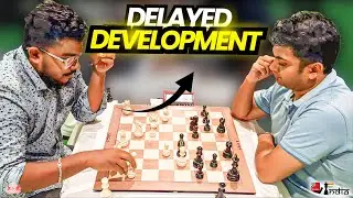 Delaying Development of pieces against a GM is not a good idea - Soumyajit v GM Diptayan