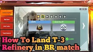 How To Land T-3 Refinery in BR Matches in call of Duty mobile