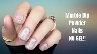 Dip Powder Marble | NO GEL!! | AZUREBEAUTY