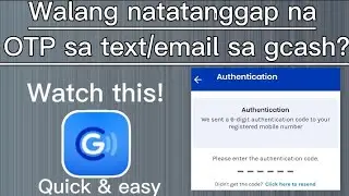 Paano ang gagawin kapagwalang natatanggap na OTP sa gcash