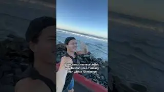 Come run 10 miles with me along the beach
