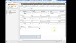 Create a Database & Table in MySQL, phpMyAdmin