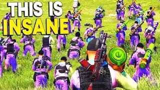 This 60 MAN ZERG RAID was INSANE - Rust Raid Cam