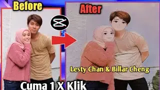 Tutorial Editing Photos Into Anime !! Simple Just One Click