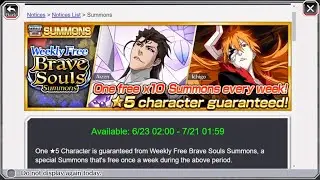 4 Free 5 Star Guaranteed Summons Bleach Brave Souls