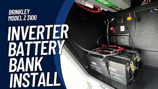 Brinkley RV Model Z 3100 - Inverter and batteries installation