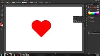 How to make a heart outline in illustrator