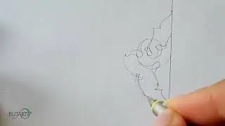 Persian illumination tutorials by Maryam Nadimi, designing a simple Toranj