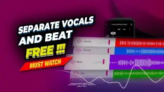 Separate Vocals and Beat From Any Song Free