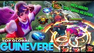 IT WILL TAKE 5 HEROES TO STOP ME! | GUINEVERE GAMEPLAY | MOBILE LEGENDS