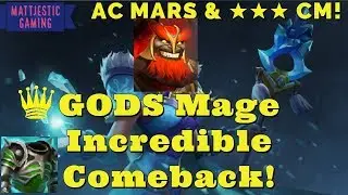 Dota Auto Chess INCREDIBLE Gods Mage Comeback The Unbeatable Mars Zeus Gods Mage Replay 2
