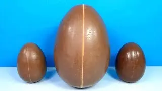 Giant surprise egg and 2 small eggs with toys
