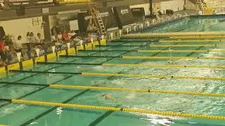 7-years-old girl swimming 25m freestyle competition, 22.33