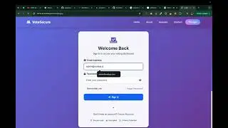 Secure Online Voting System | Django Python Final Year Project | Real-Time Results & PDF Report