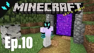 Into the Nether! | Minecraft Let’s Play! Episode 10