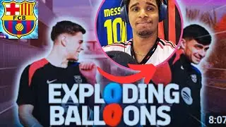 GAVI VS PEDRI EXPLOTANDO GLOBOS!!