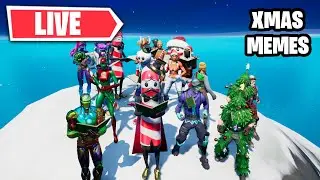 Fortnite CHRISTMAS MEMES LIVE - *GIFTING*