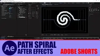 Path Spiral in After Effects || Adobe Shorts