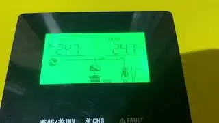 Invertor EaSun, consum in gol din baterie și din rețea (Romanian lang)