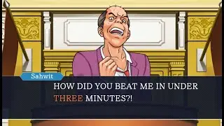 (Non-Canon) The First Turnabout but Phoenix is A Speedrunner (objection.lol)
