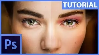 Retuš tváře a pleti – zrychlený postup – Photoshop cz Timelapse tutorial
