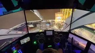 Buzzing the Las Vegas strip in the HypePerfomance H145.