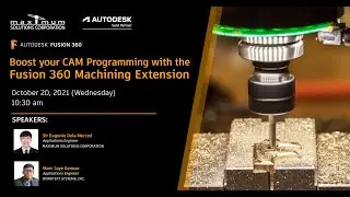 Boost your CAM Programming with the Fusion 360 Machining Extension Webinar