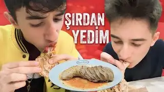 İLK DƏFƏ ŞIRDAN YEDİM!! 🤢 (İftar)