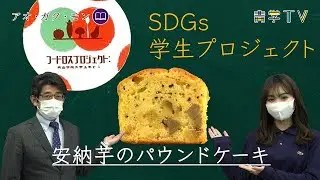 捨てられる野菜が生まれ変わる!? 〜安納芋のパウンドケーキ〜｜SDGs青学生プロジェクト①