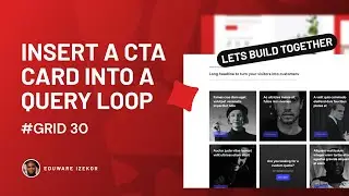 Using the Order property to position a CTA card into a Query Loop