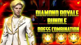Diamond royale bundle dress combination free fire || diamond royale combination /lord baroque bundle