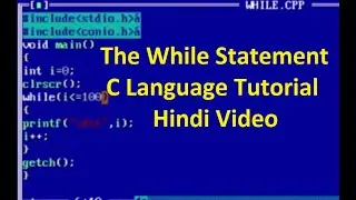 While loop C programming  Language Tutorial Hindi