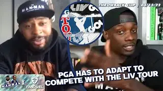Throwback Clip | PGA must Adapt to Compete with LIV Golf 🏌‍♂️🏌🏾‍♂️ | Man to Man Podcast w/AB & DB