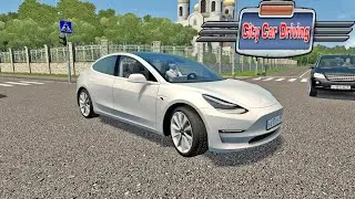 TESLA 3 MODEL - ОБЗОР МОДА ДЛЯ CITY CAR DRIVING 1.5.9.2